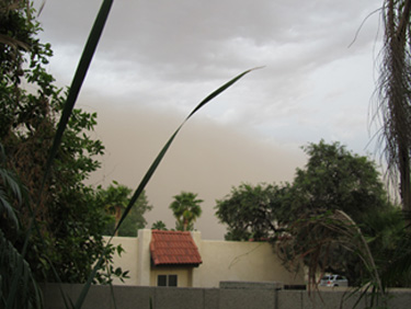 August 18th Dust Storm 'Haboob'