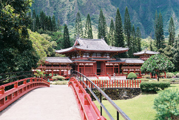Byodo-In Temple in Kaneohe - Oahu