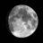 Waxing Gibbous Moon, Moon age: 12 days,23 hours,45 minutes,96%
