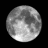 Waning Gibbous Moon, Moon age: 17 days,18 hours,3 minutes,90%