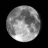 Waning Gibbous Moon, Moon age: 18 days,2 hours,26 minutes,88%