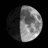 Waxing Gibbous Moon, Moon age: 9 days,23 hours,32 minutes,76%