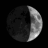 Waxing Crescent Moon, Moon age: 6 days,14 hours,10 minutes,42%